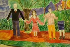 Награждение победителей конкурса детского рисунка «Моя семья»