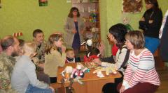 Защитники Украины в гостях у детей из 